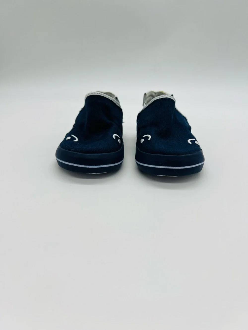 Sperry X Vineyard Vines Navy and White Whale Crib Shoes NWOT